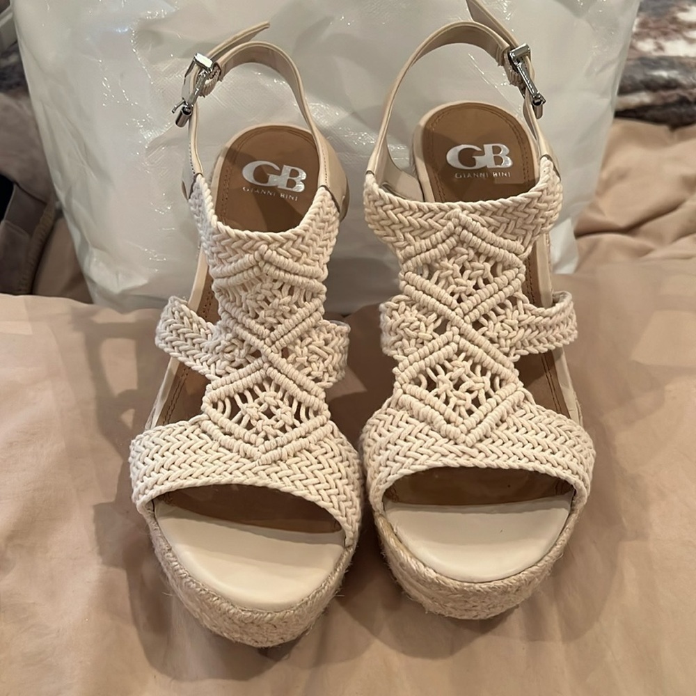 Gianni Bini Boho Style Wedge Heels